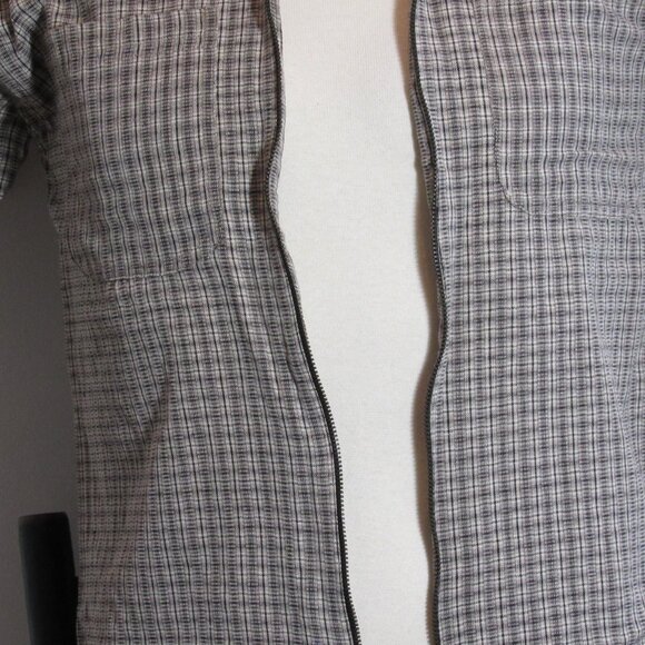 True Vtg Pool Shirt Medium Men's Zipper Front No Surrender Sears Club Beige NWT - Picture 4 of 13